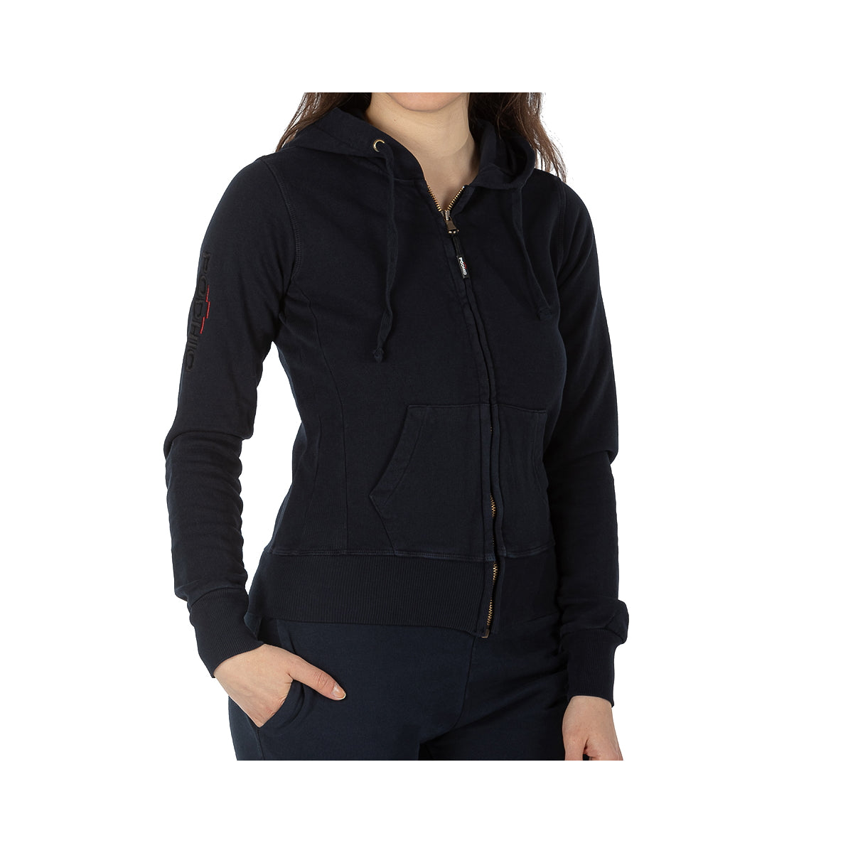 PODHIO FELPA FULL ZIP LIGHT 280 "TERRA" DONNA PD306C 22 