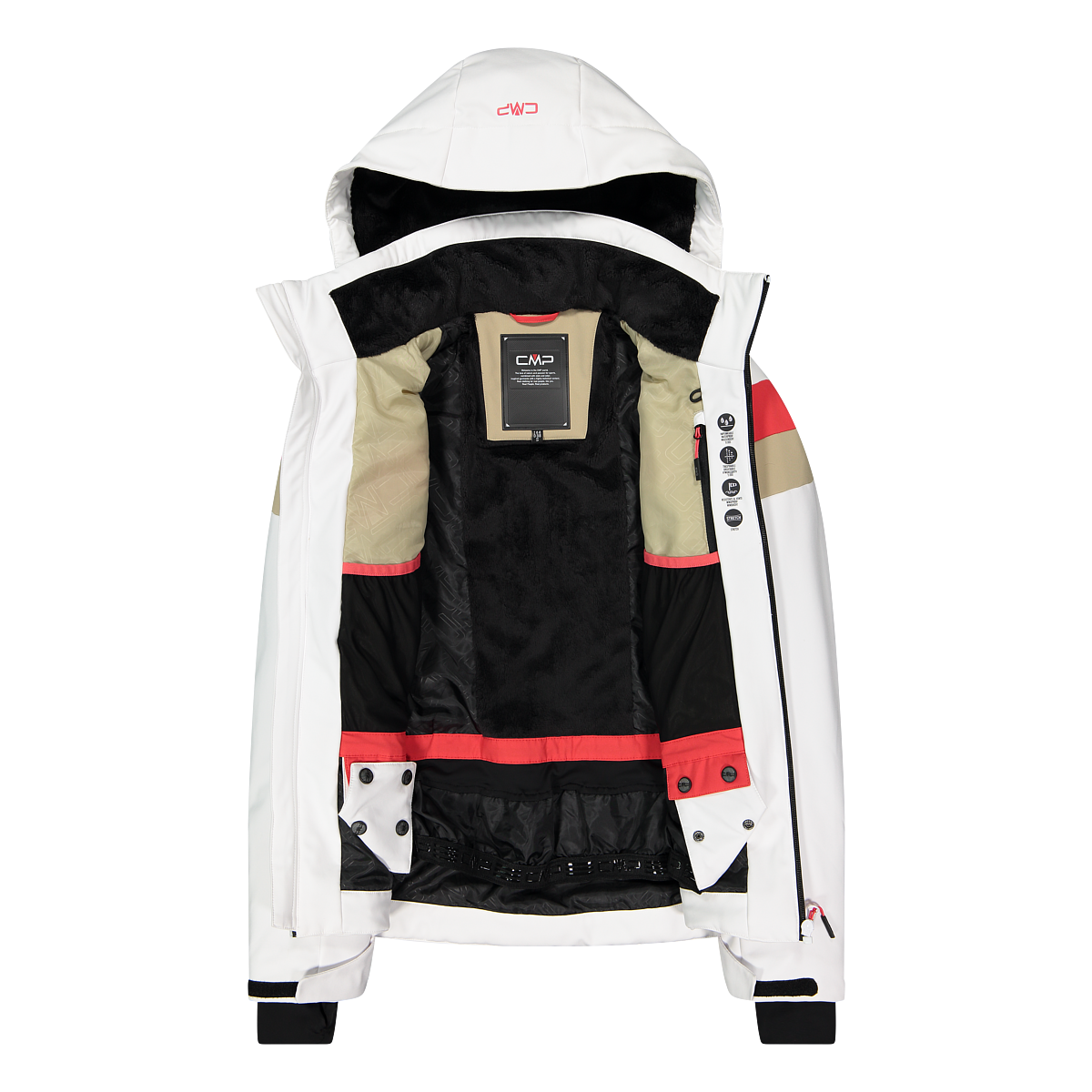 CMP Giacca da sci in softshell da donna 34W4536 A001 