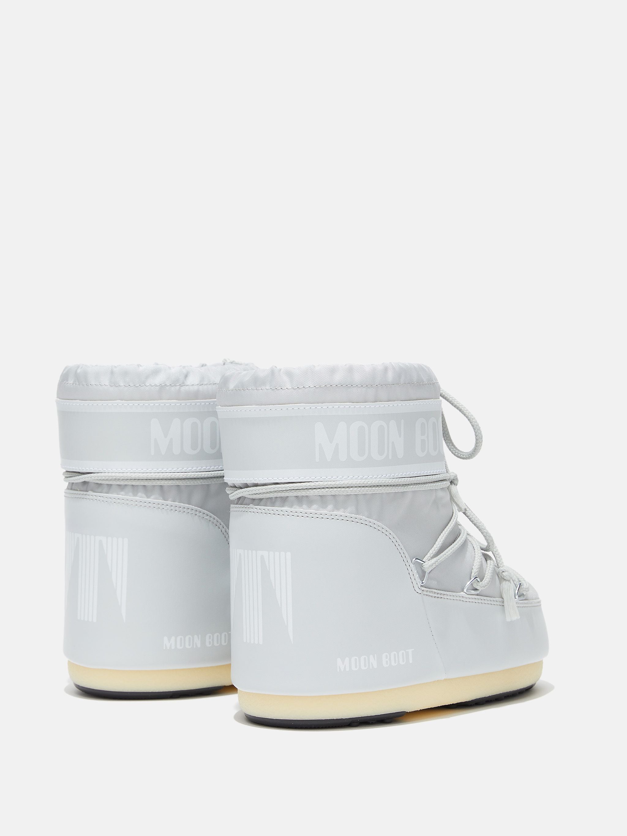 MOON BOOT ICON LOW GRIGIO IN NYLON 1409340 H003 