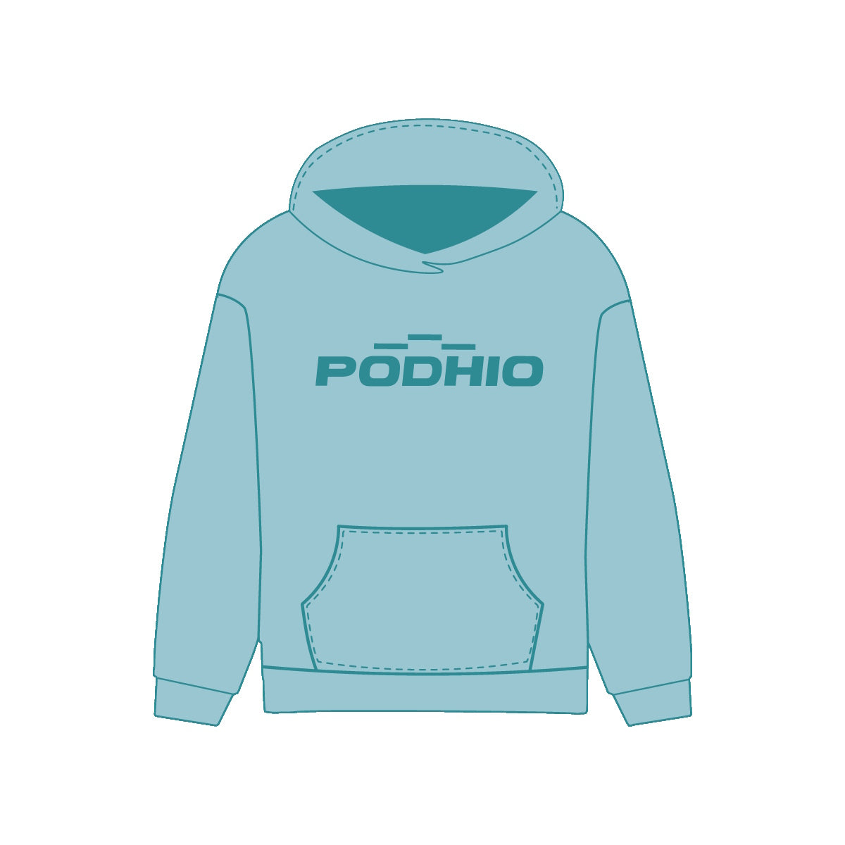 PODHIO felpa pullover con cappuccio PD710 66 