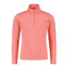 Girls' Softech solid-color mock-neck top