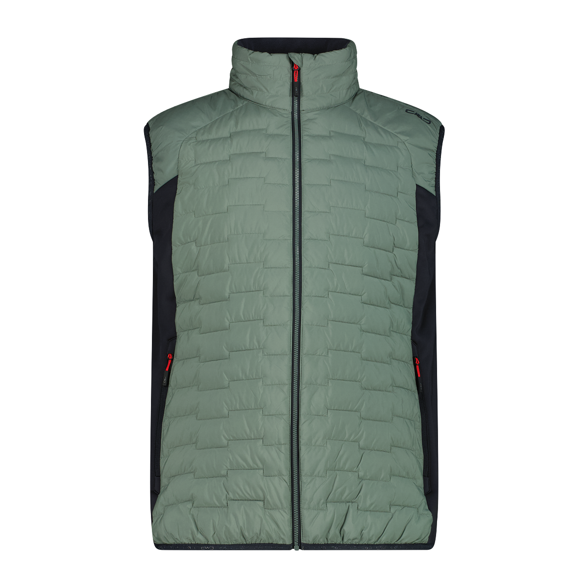 CMP Gilet smanicato ibrido da uomo imbottito con PrimaLoft Black thermoplume Unlimitech 35Z2807 F762 