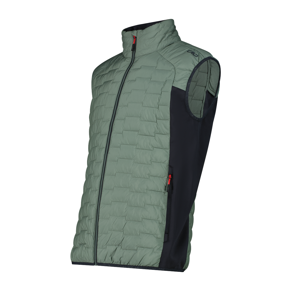 CMP Gilet smanicato ibrido da uomo imbottito con PrimaLoft Black thermoplume Unlimitech 35Z2807 F762 