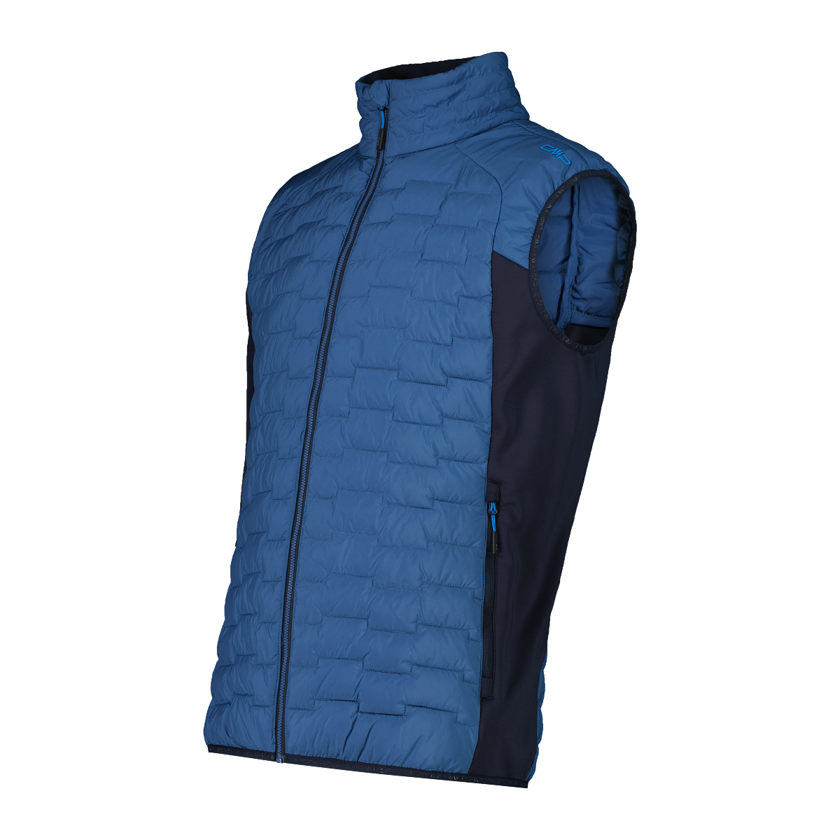 CMP Gilet smanicato ibrido da uomo imbottito con PrimaLoft Black thermoplume Unlimitech 35Z2807 N825 