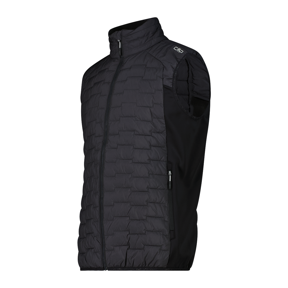 CMP Gilet smanicato ibrido da uomo imbottito con PrimaLoft Black thermoplume Unlimitech 35Z2807 U423 