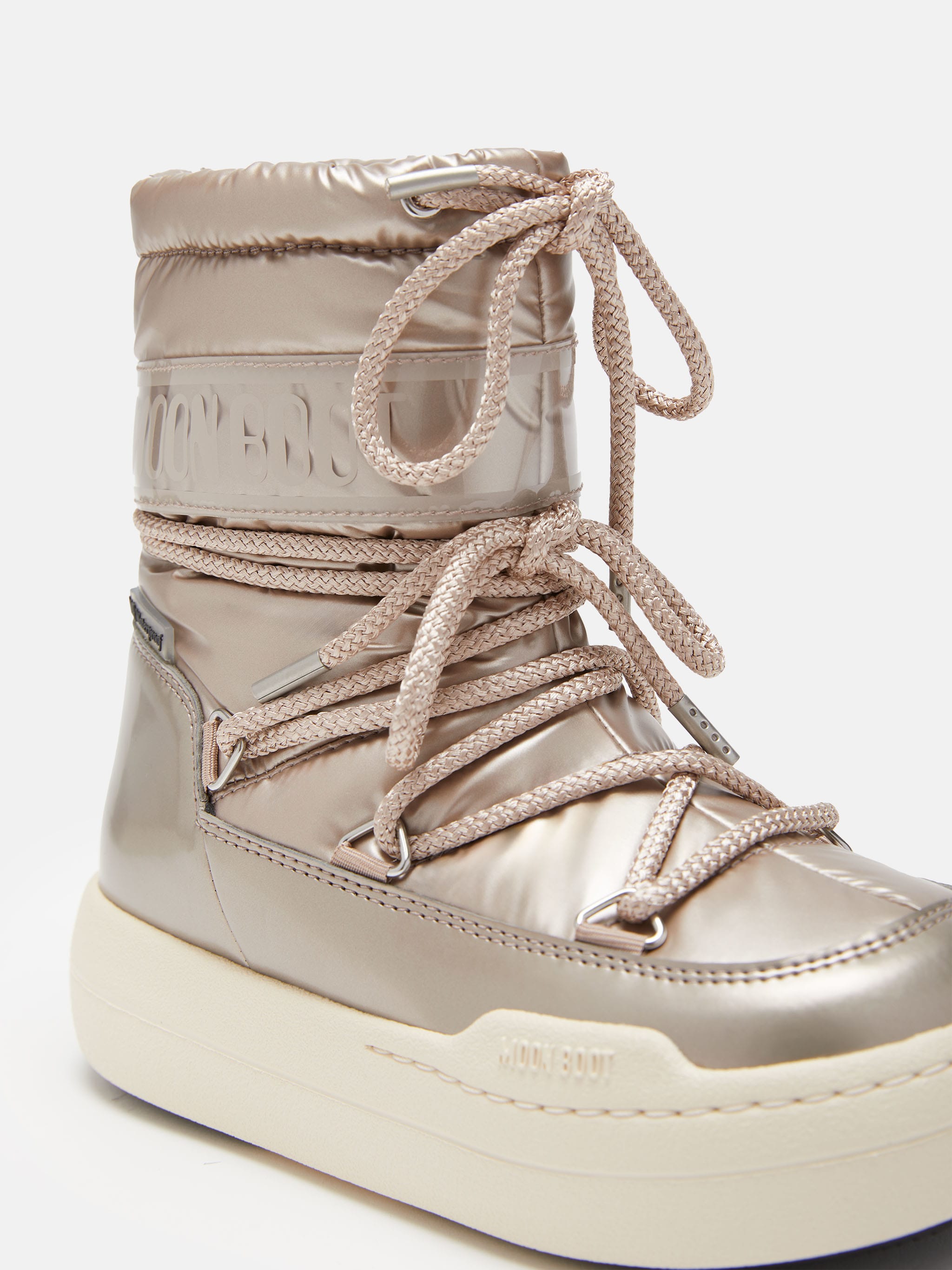 MOON BOOT JUNIOR PARK BOOT COLOR ORO ROSA 3440020 B004 