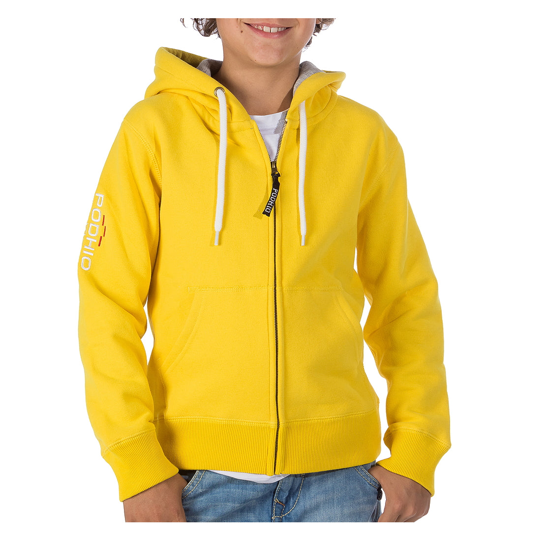 PODHIO FELPA AUTHENTIC 360 JUNIOR CON ZIP E CAPPUCCIO PD007 46 