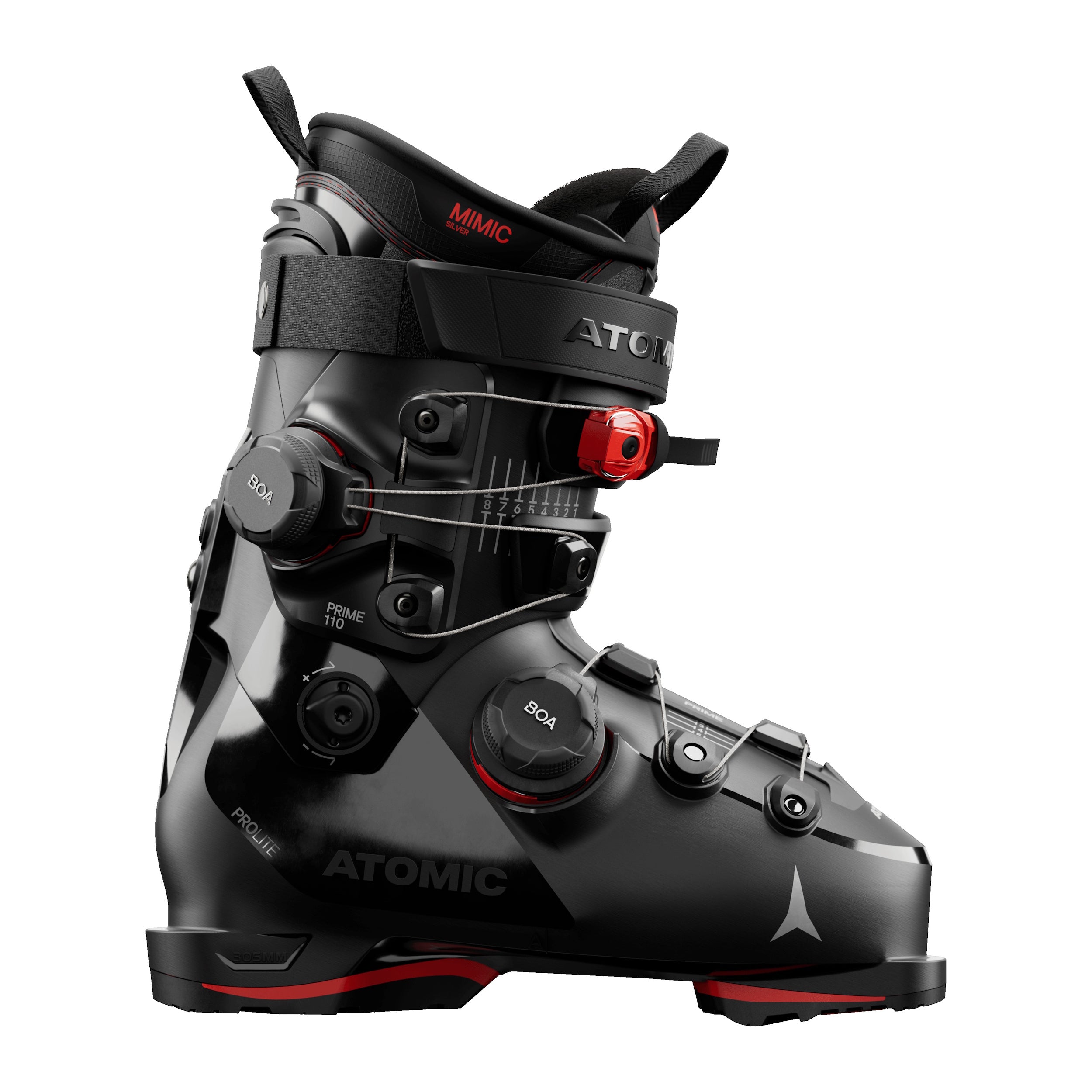 ATOMIC Hawx Prime 110 Dual BOA Black/Red AE5033900 . 