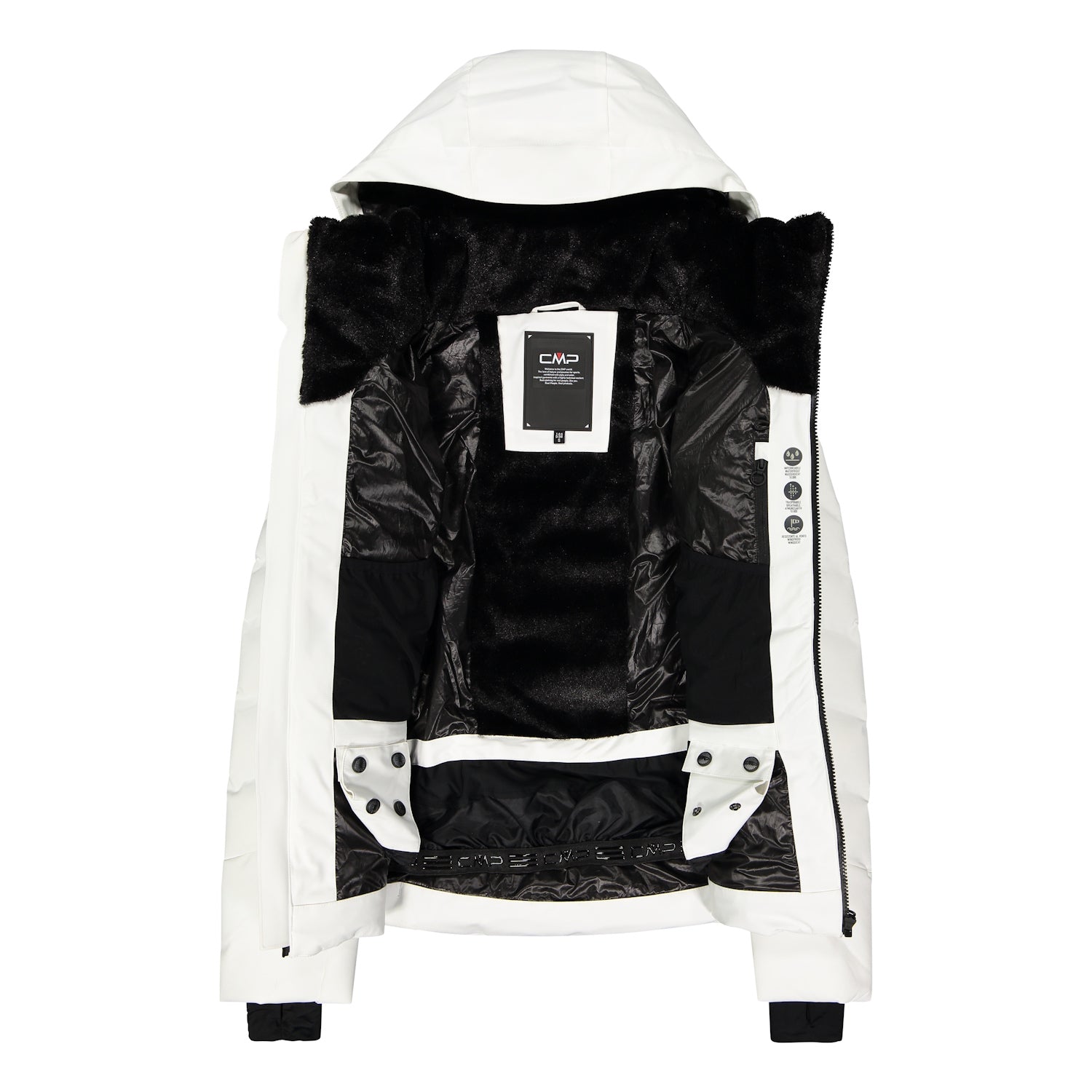 CMP woman jacket fix hood 34W4406 A001 