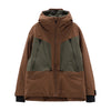 man jacket fix hood with inner gaiter