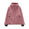 woman jacket fix hood with inner gaiter