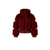 furry ski jacket