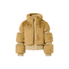 furry ski jacket