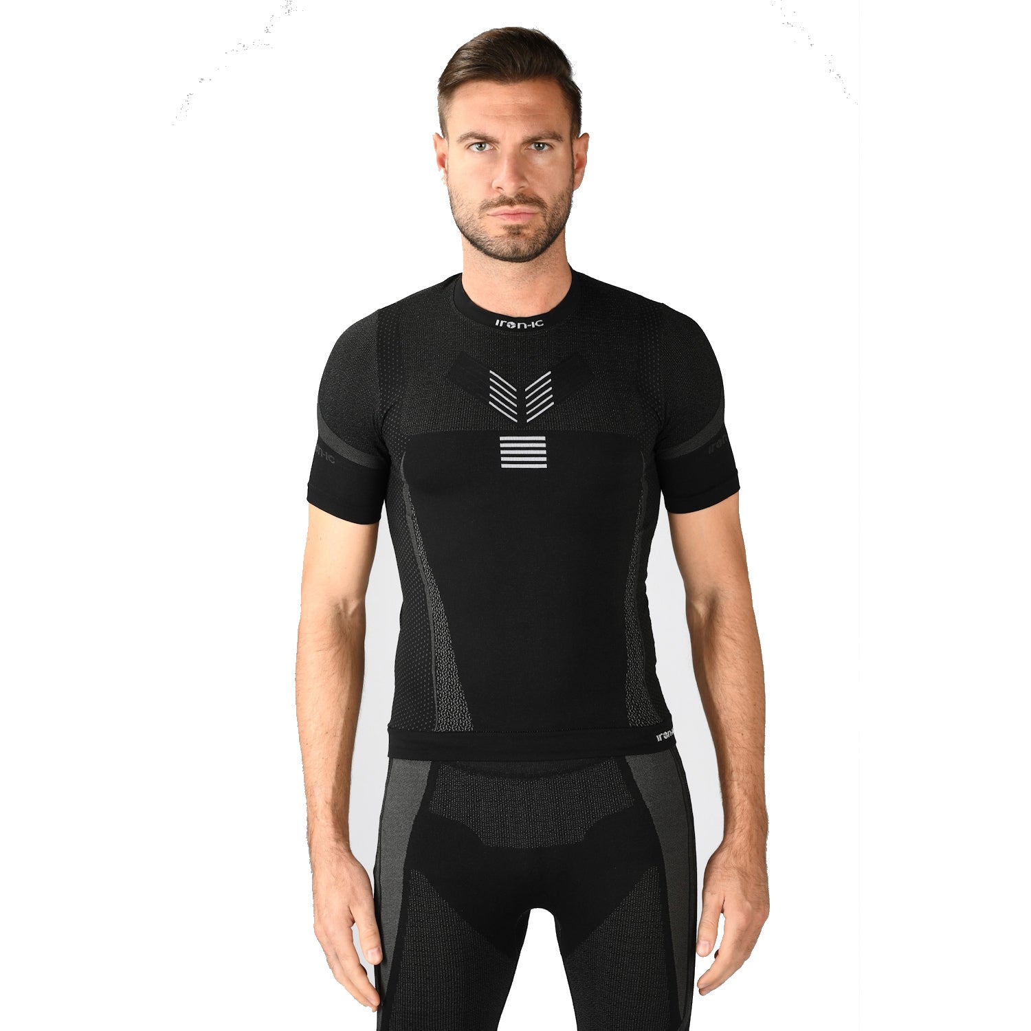 IRON-IC Maglia baselayer tecnica traspirante - THERMIC 201663 BLACK 