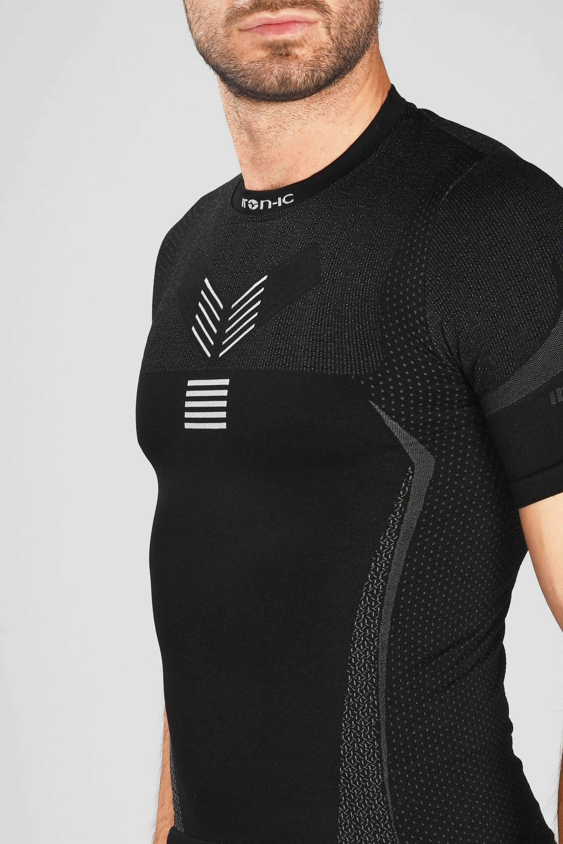 IRON-IC Maglia baselayer tecnica traspirante - THERMIC 201663 BLACK 