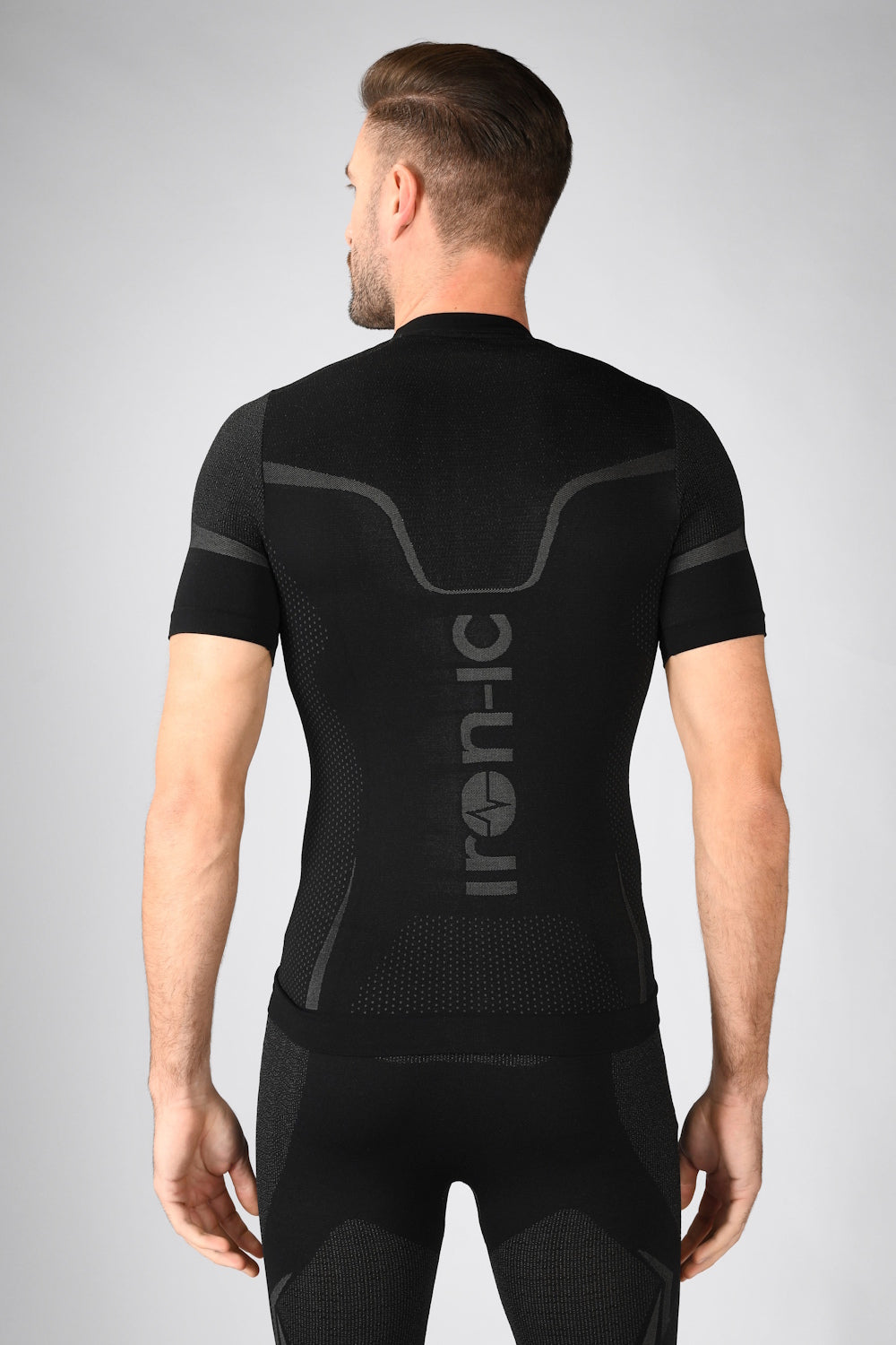 IRON-IC Maglia baselayer tecnica traspirante - THERMIC 201663 BLACK 