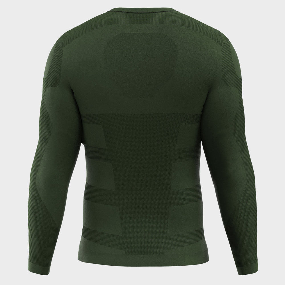 IRON-IC T-shirt manica lunga - uomo thermic 201771 FORESTGREEN 