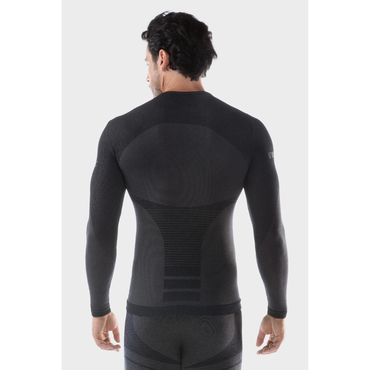 IRON-IC Maglia termica felpata con cashmere - Kashmir - WARM 202002 BLK/LIGHTGREY 