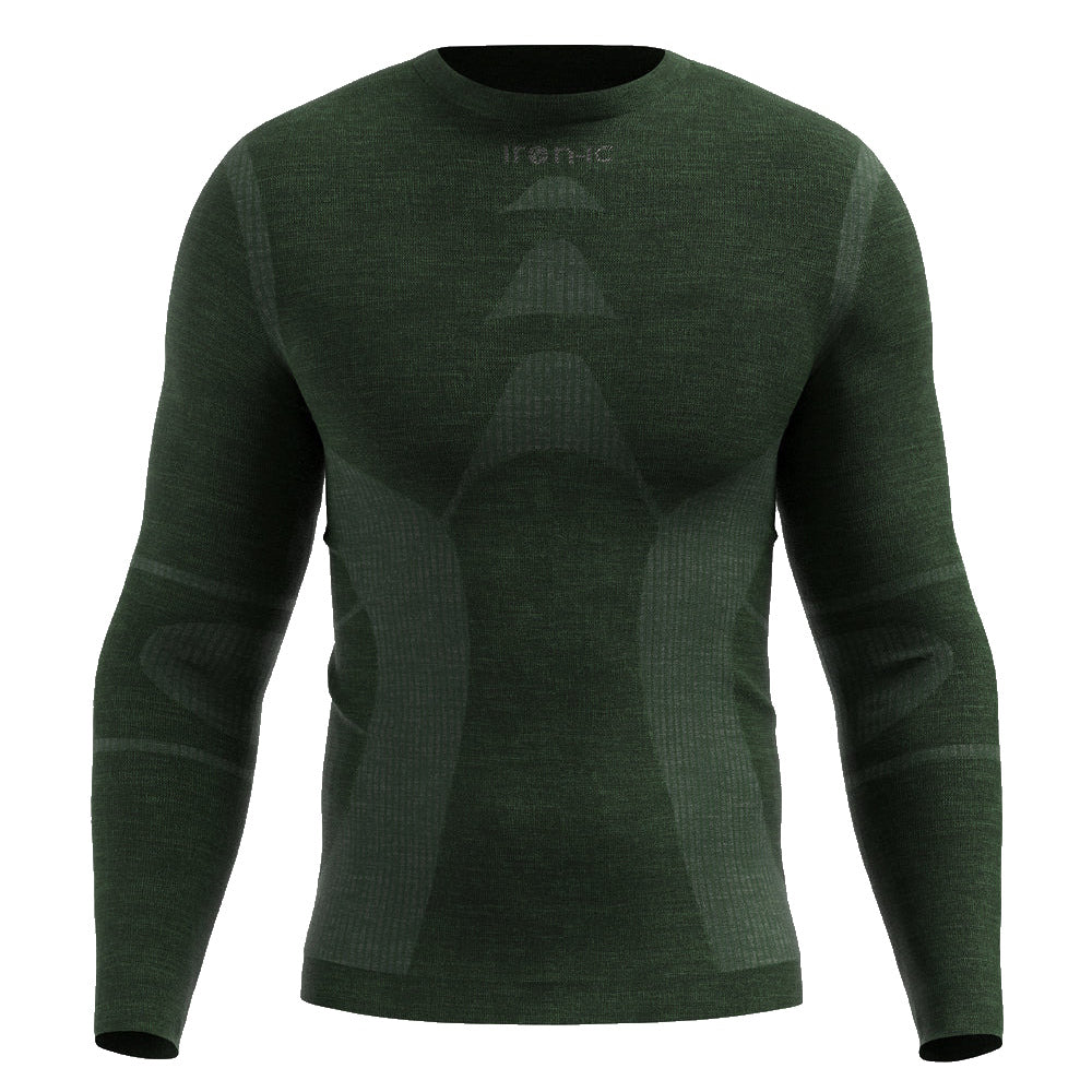 IRON-IC Maglia termica Merino 40 - THERMIC 202006 FORESTGREEN 