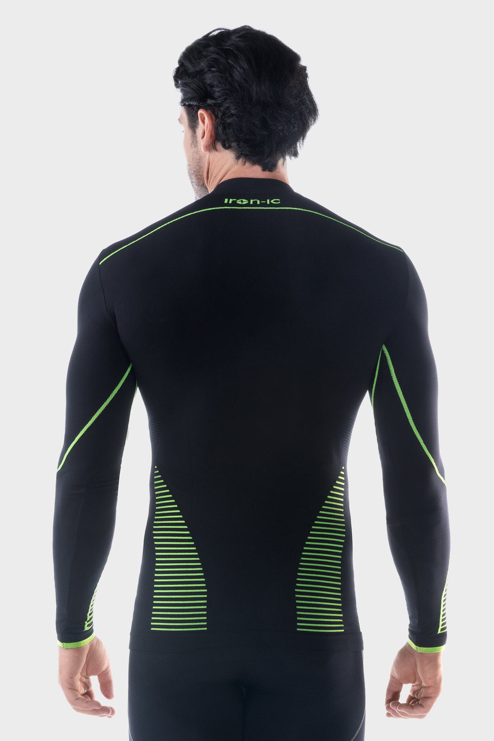 IRON-IC Maglia baselayer termica Enerka Black/Fluo - WARM 202018 BLACK 
