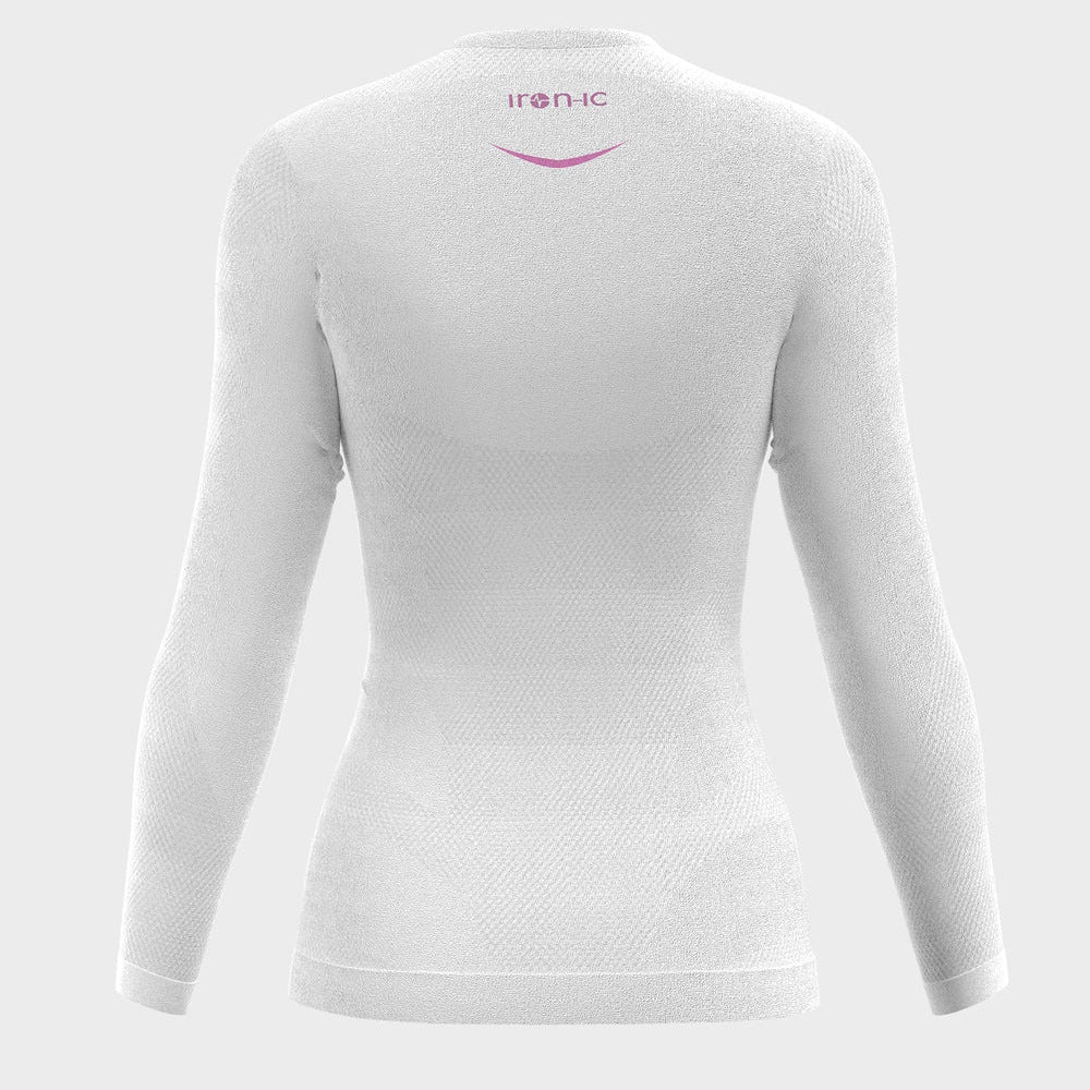 IRON-IC Maglia termica felpata donna Smear - I-Soft - ULTRA WARM 213002 WHITE 