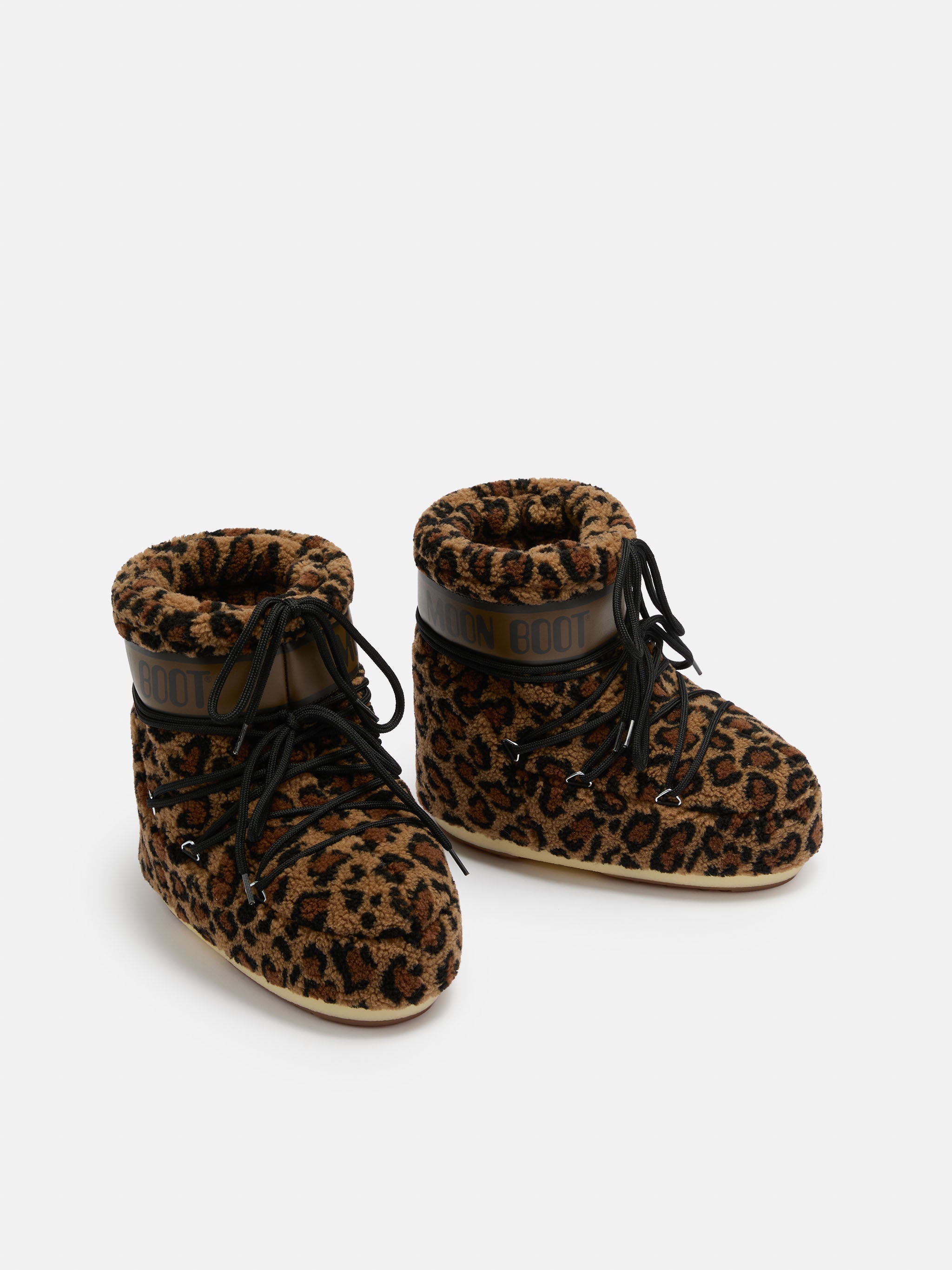 MOON BOOT icon low fleece leopard 1409960 MM21 