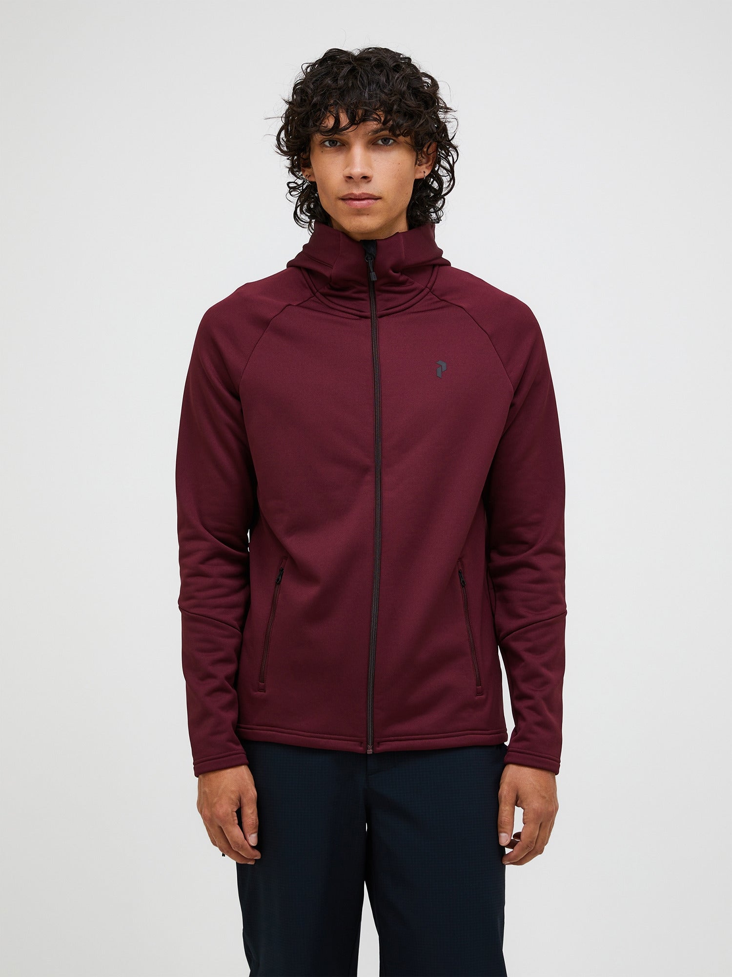 Peak Performance Rider Essentials Midlayer Zip Hood Men G80573 170 
