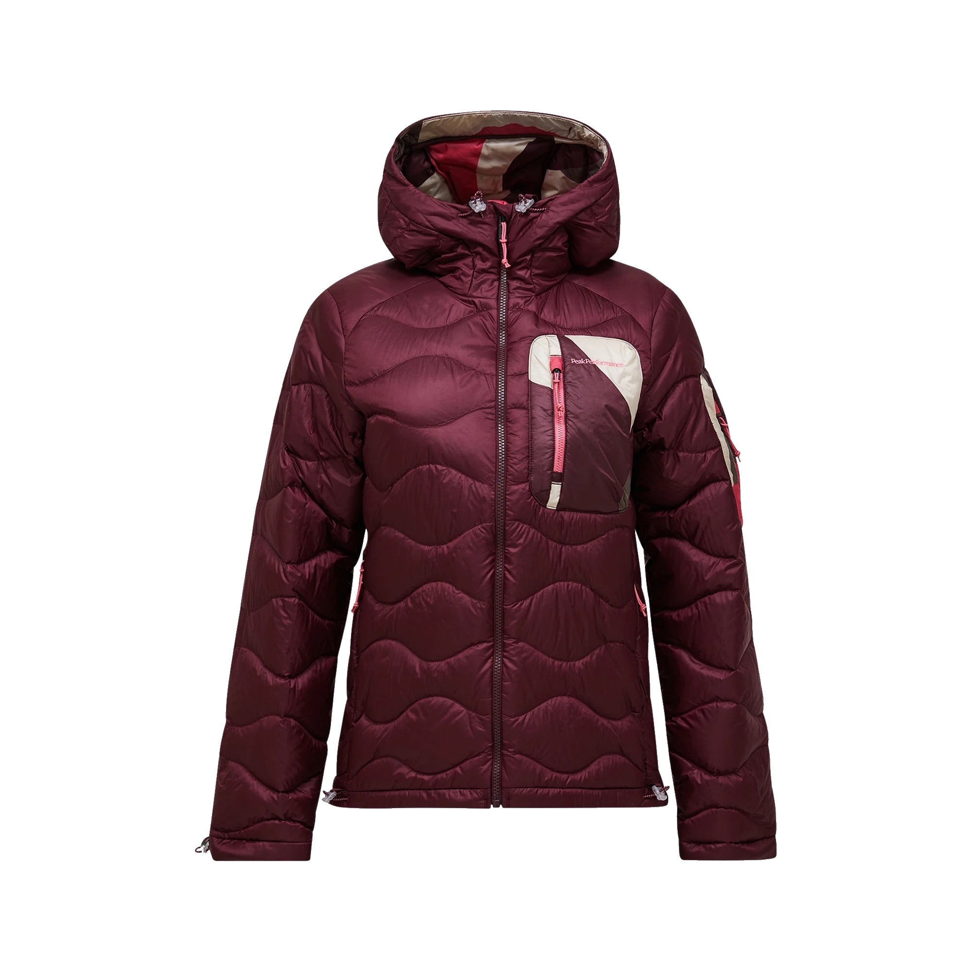Peak Performance helium aop utility down hood women G80863 020 