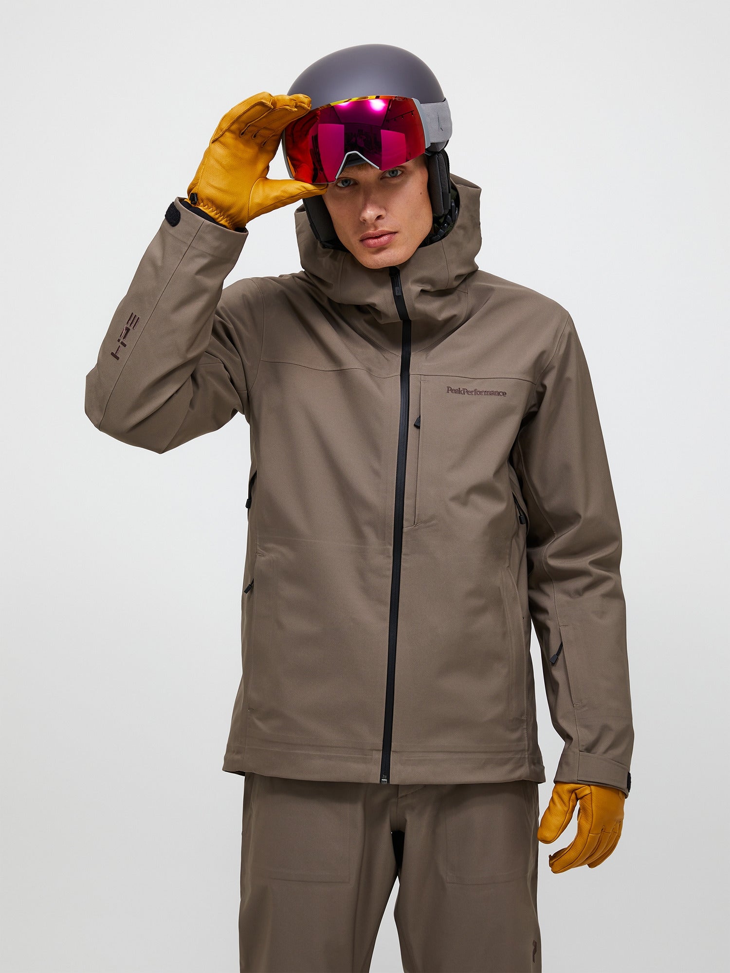Peak Performance Maroon HIPE® 3L Shell Jacket Men G81176 030 