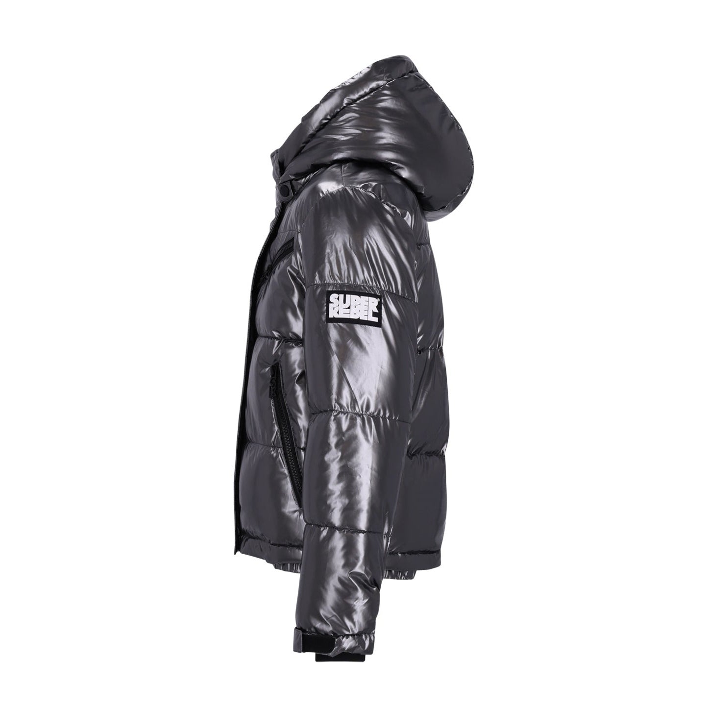 SUPER REBEL SPICY Metallic Hooded Ski Jacket R609-5214 063 