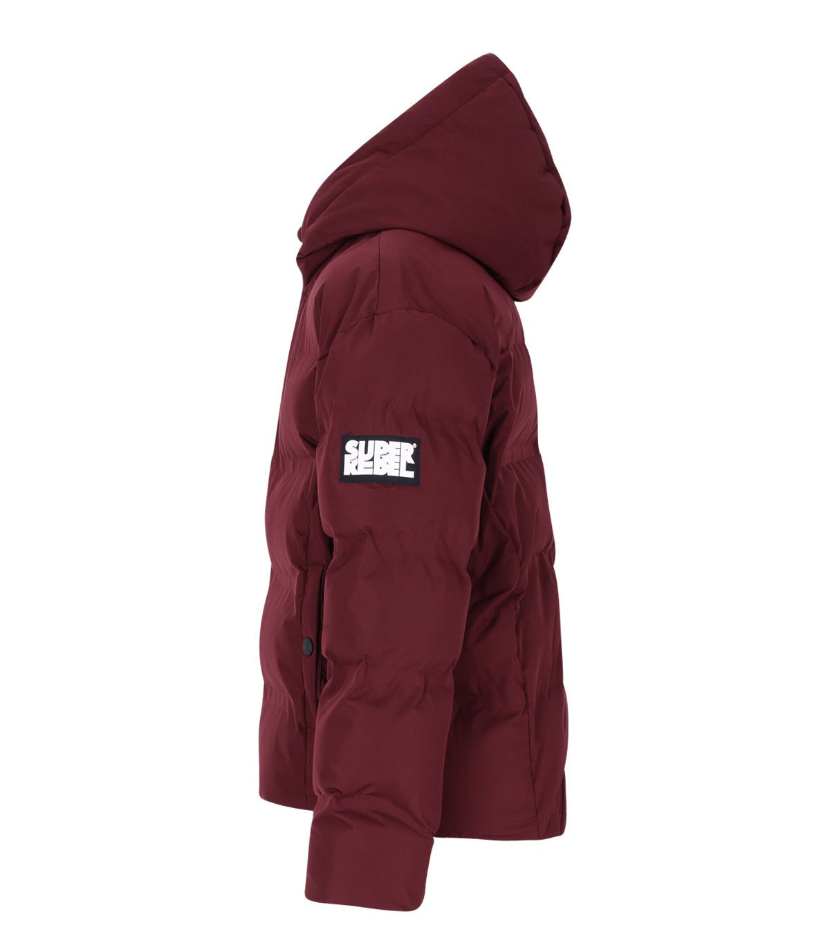 SUPER REBEL BELLA Oversized Hooded Ski Jacket Bordeaux R609-5216 260 