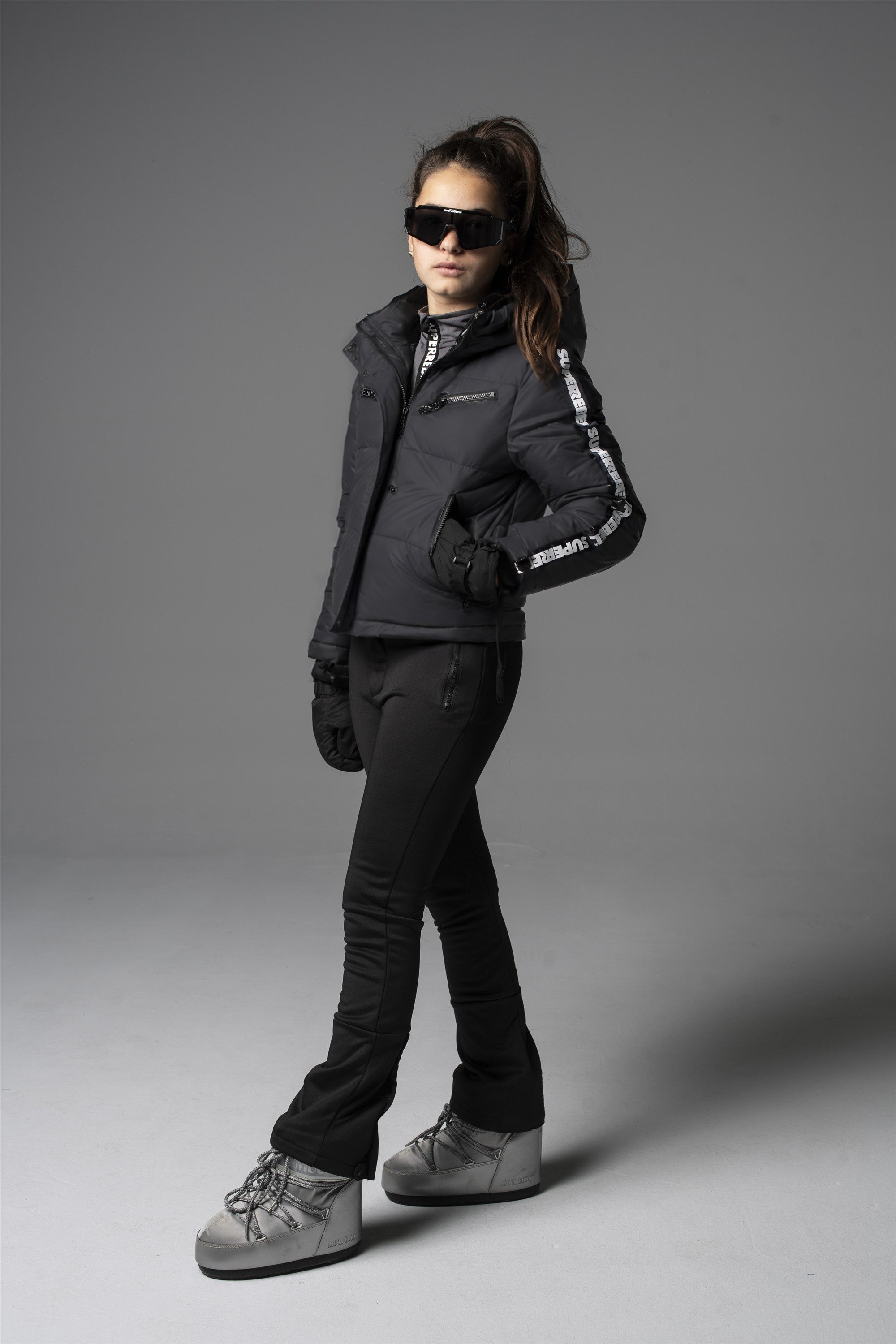 SUPER REBEL SPEAK Ski Trousers Softshell Black R609-5604 099 