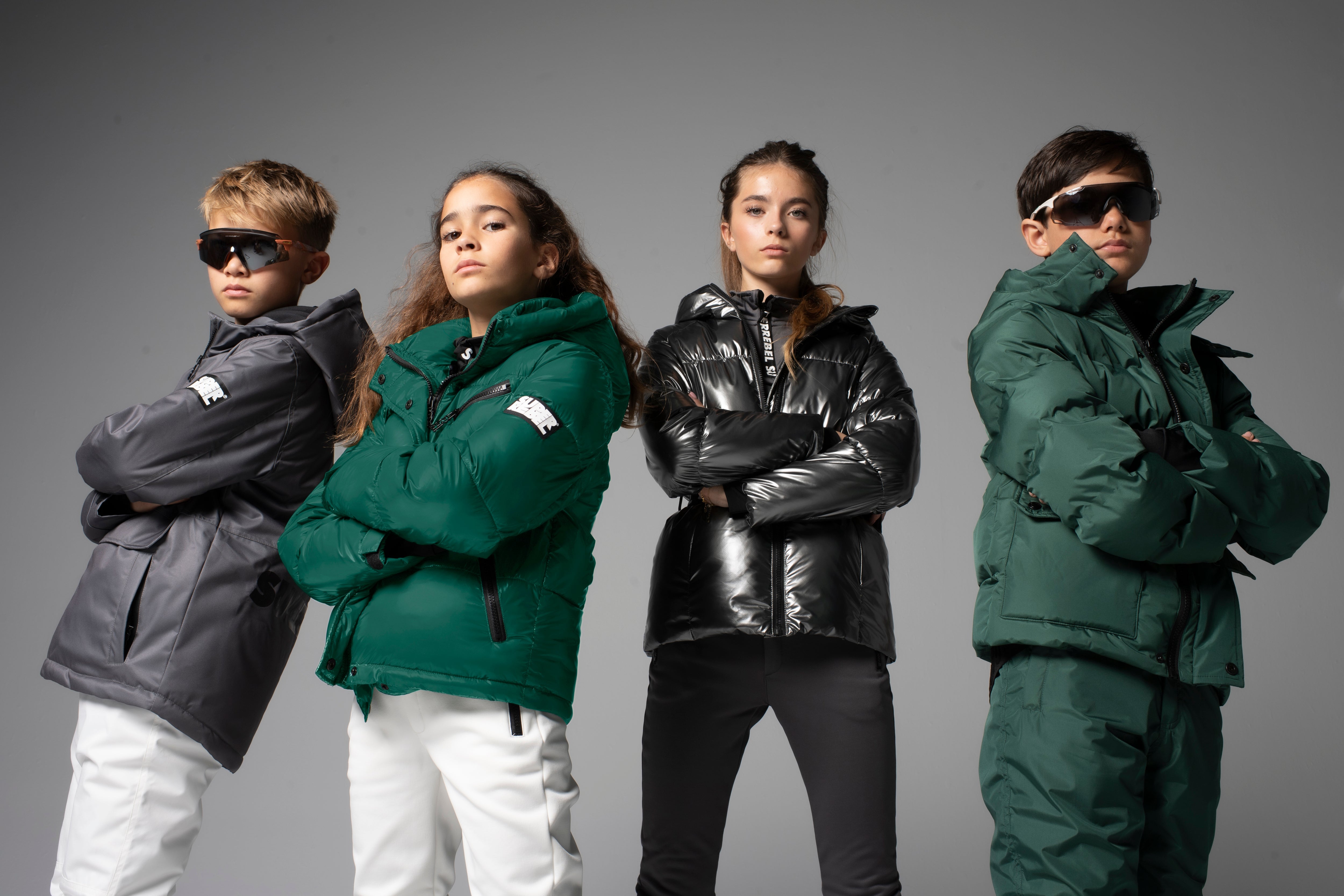 SUPER REBEL COLORADO Boys Ski Jacket Green R609-6202 376 