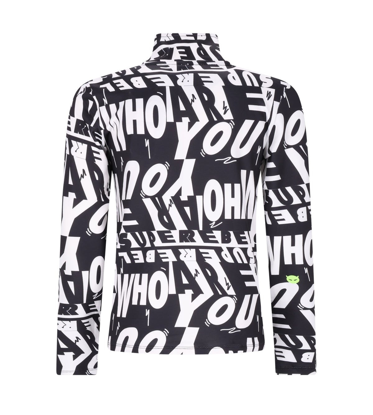 SUPER REBEL SPURT Ski Sport Jersey Pully Black&White R609-6402 086 