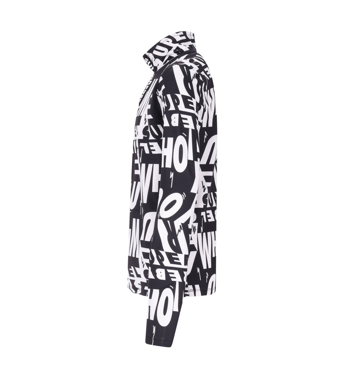 SUPER REBEL SPURT Ski Sport Jersey Pully Black&White R609-6402 086 