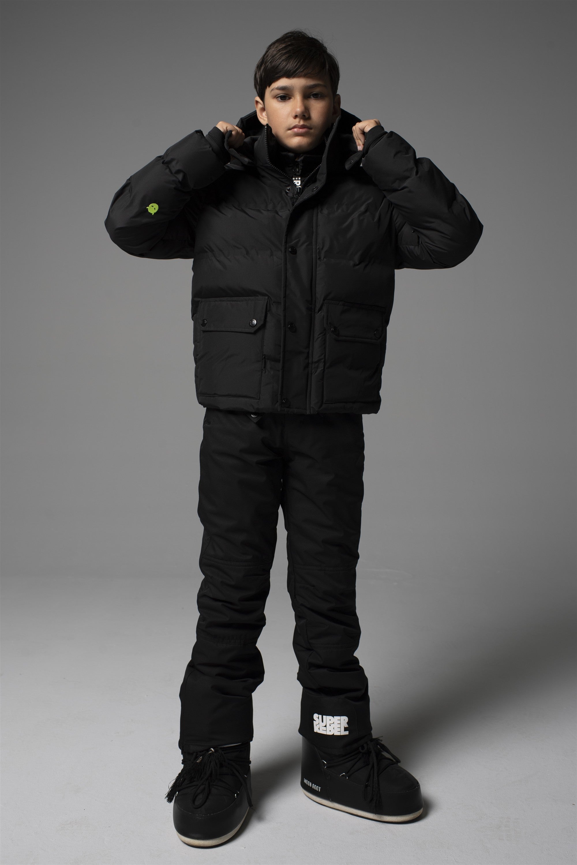 SUPER REBEL SPEED Ski Pants Dark Black R609-6605 099 