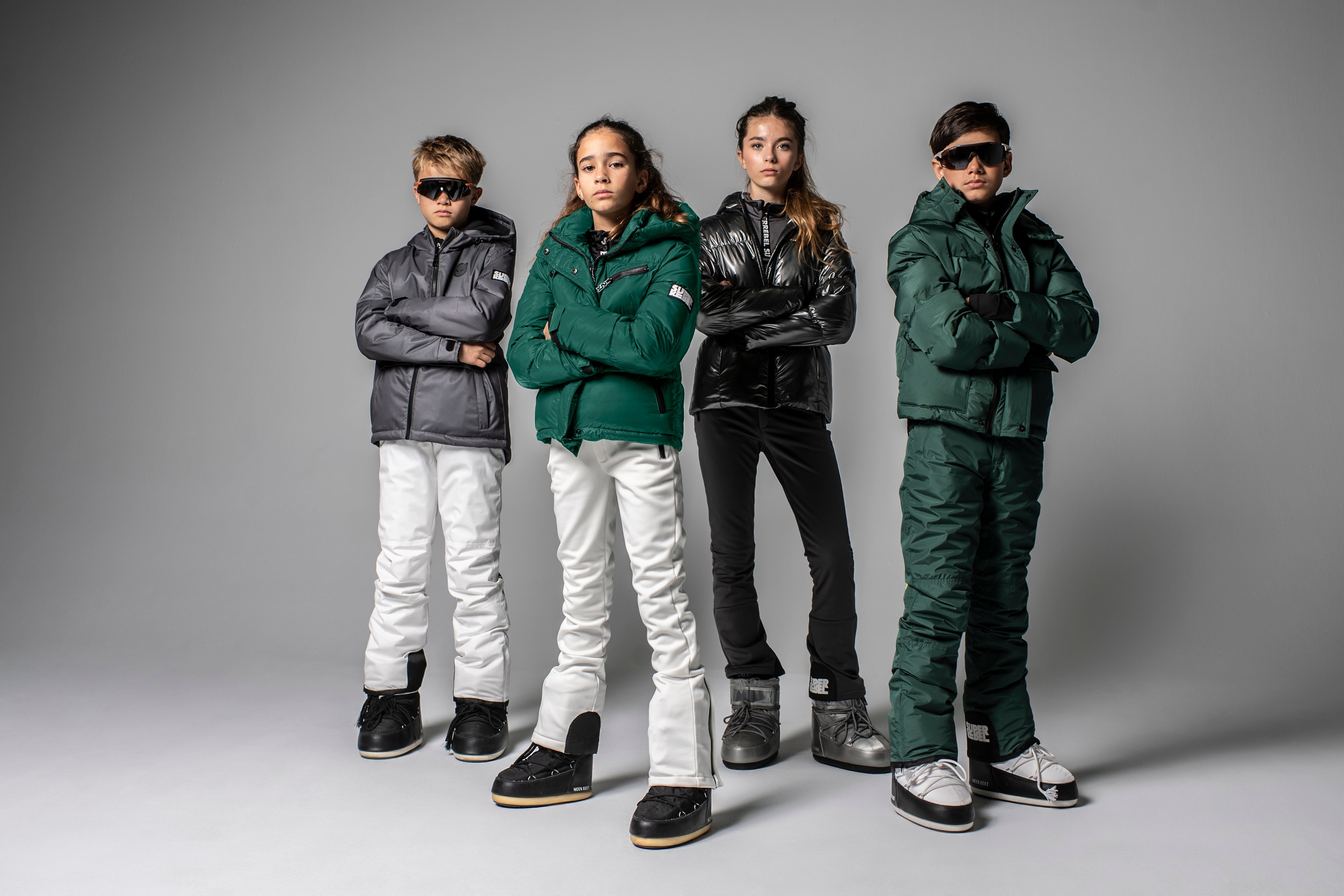 SUPER REBEL SPEED Ski Pants Green R609-6605 376 