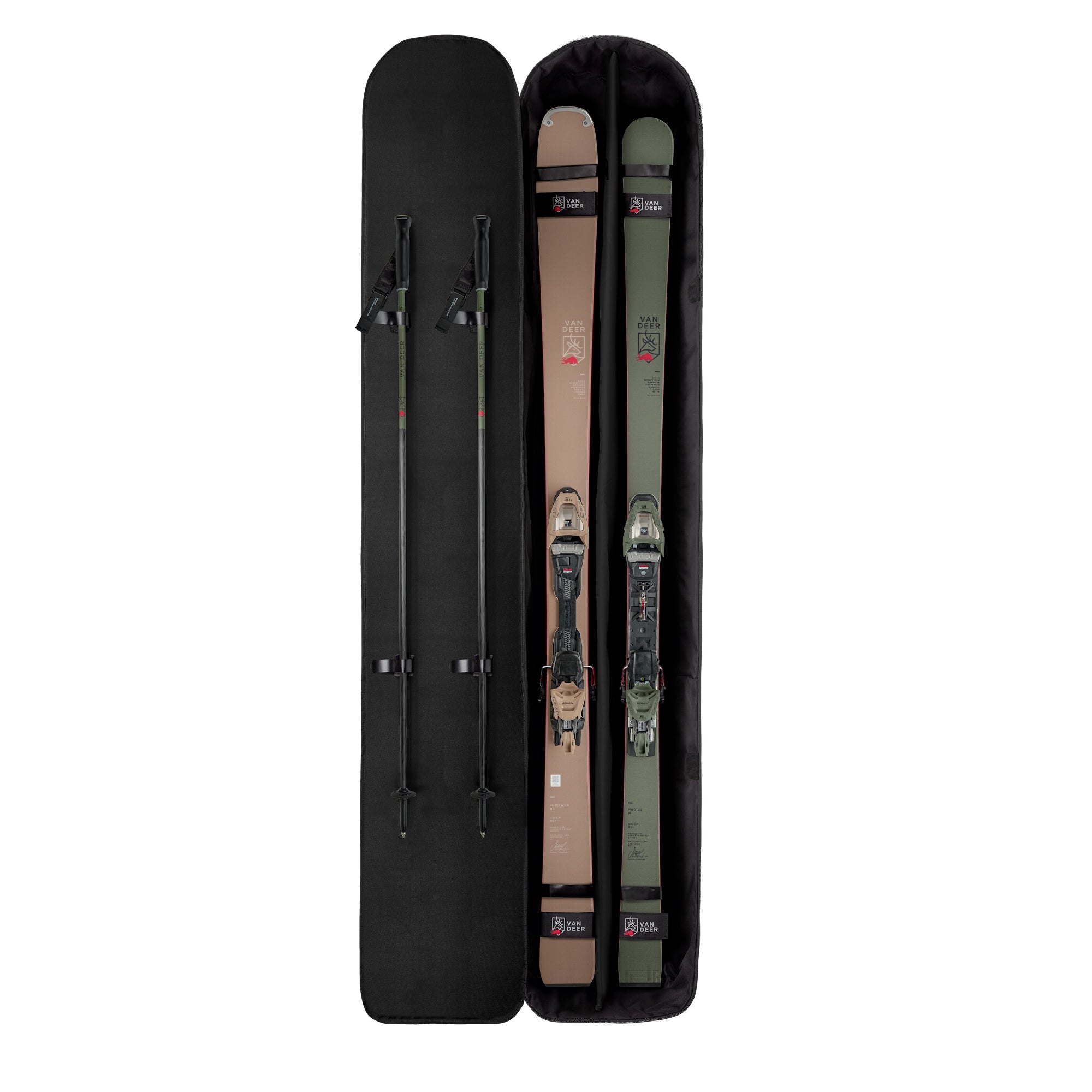 VAN DEER ski carrer 2 paia SKI CARRIER V25ZU052 