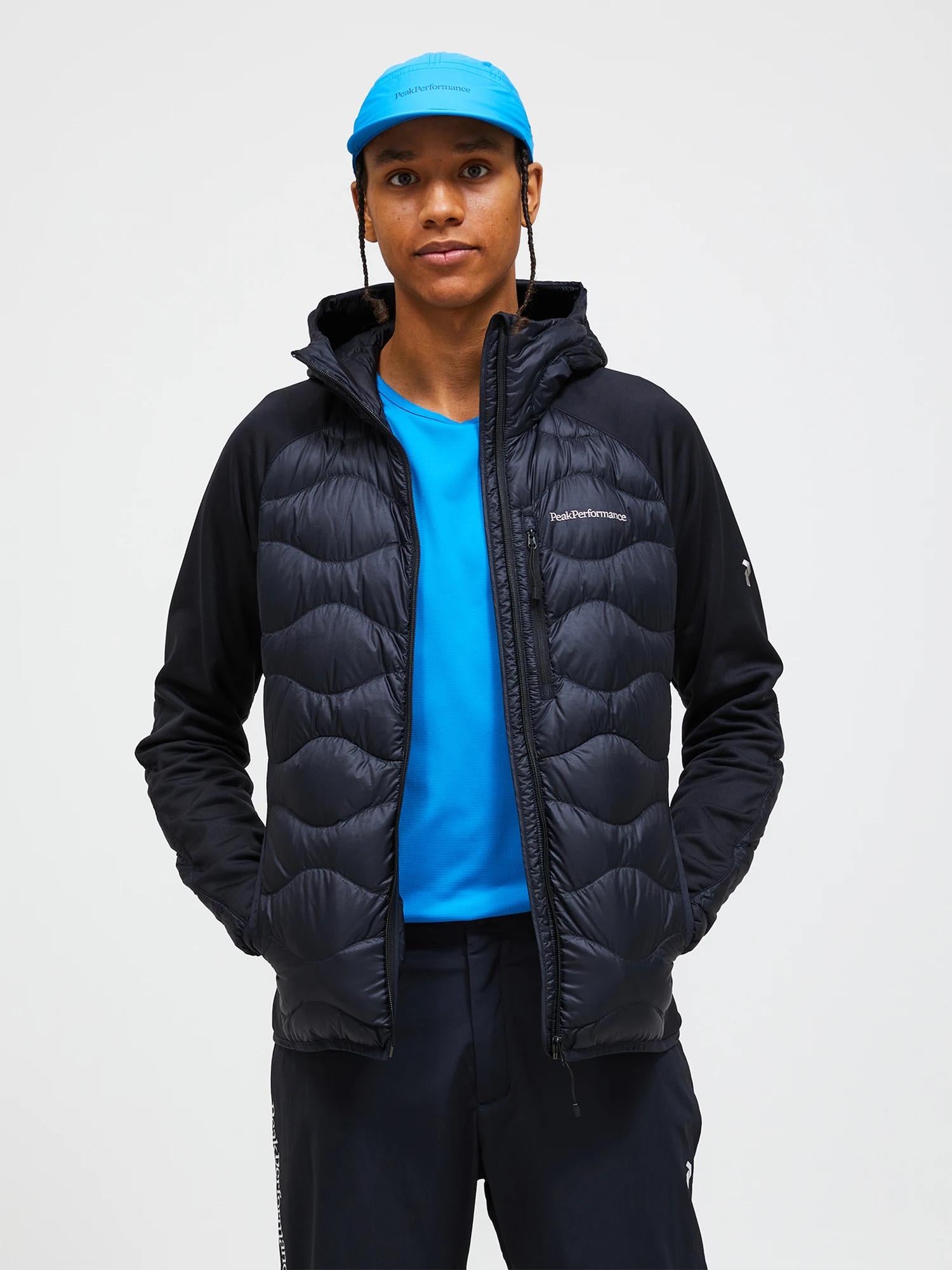 Peak Performance M Helium Down Hybrid Hood-BLACK G79844 020 