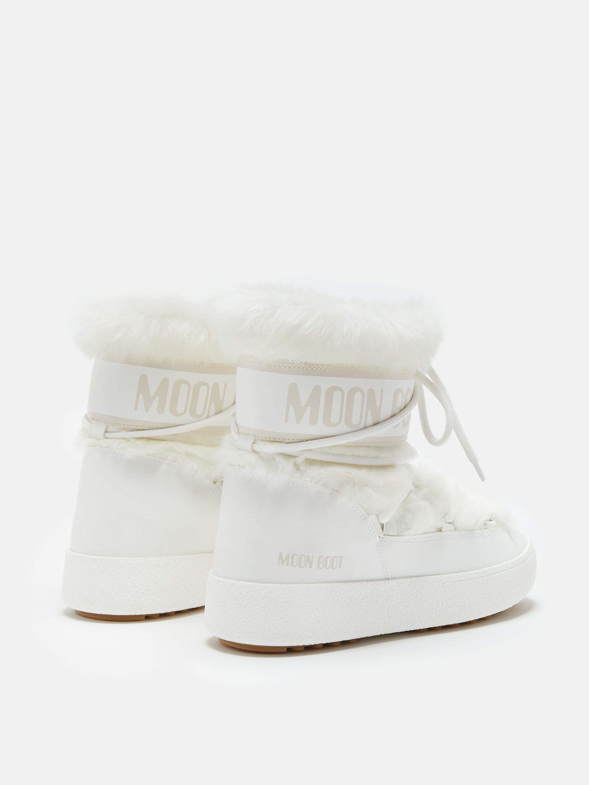 MOON BOOT LTRACK TUBE FAUX FUR BIANCO 2450130 A001 