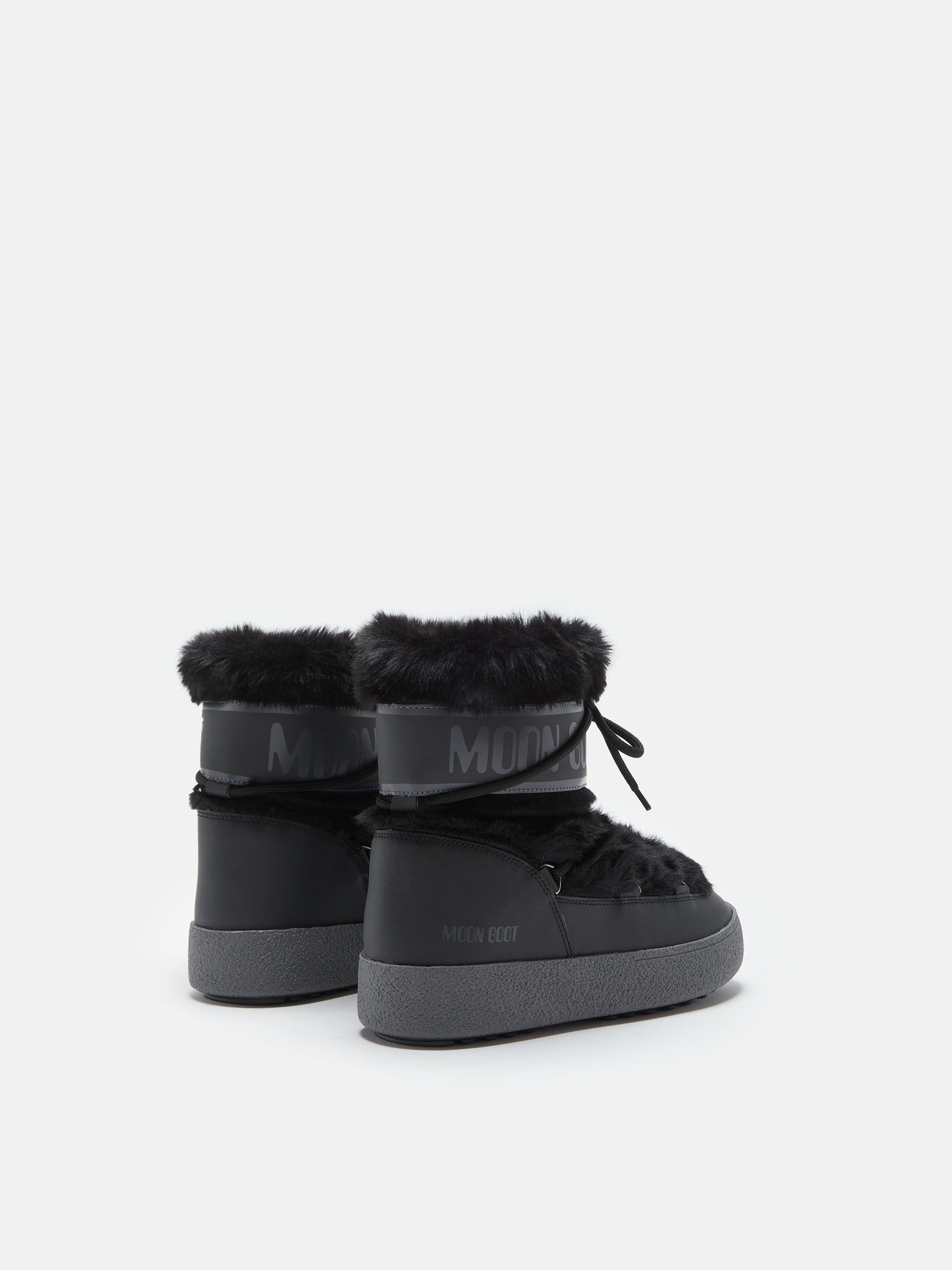 MOON BOOT LTRACK TUBE FAUX FUR NERO 2450130 N001 
