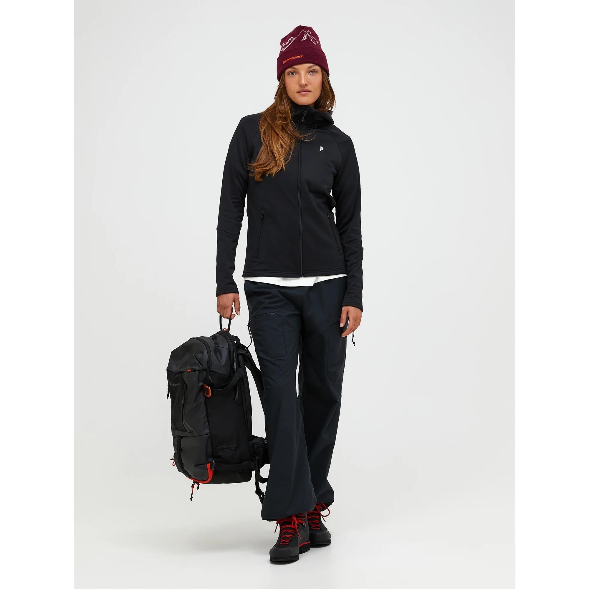Peak Performance Rider Essentials Midlayer Zip Hood Women G80574 030 
