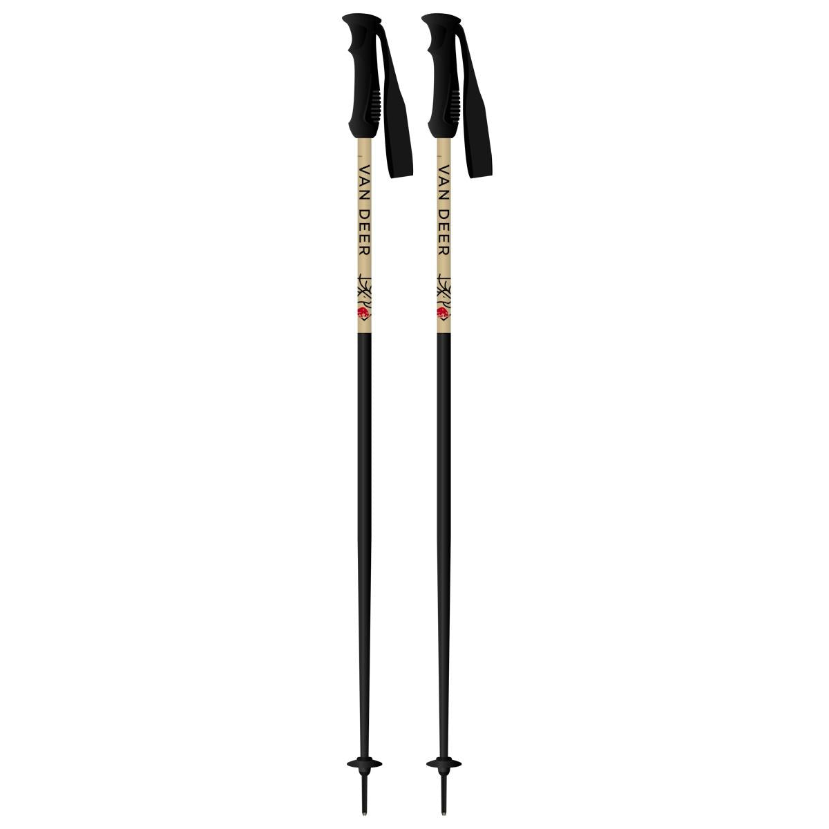 VAN DEER van deer PISTE CARBON POLE V23-24ZU002 SAND/BLACK 