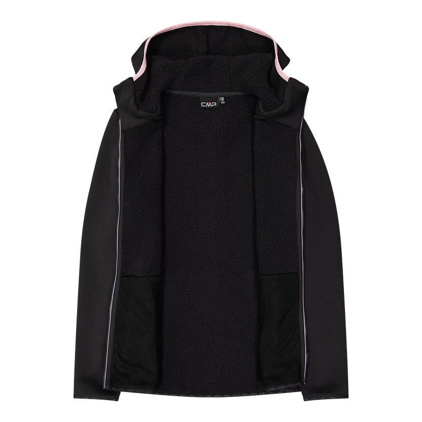 CMP Giacca in pelliccetta Stretch Performance da donna con cappuccio 35E2606 24UU 