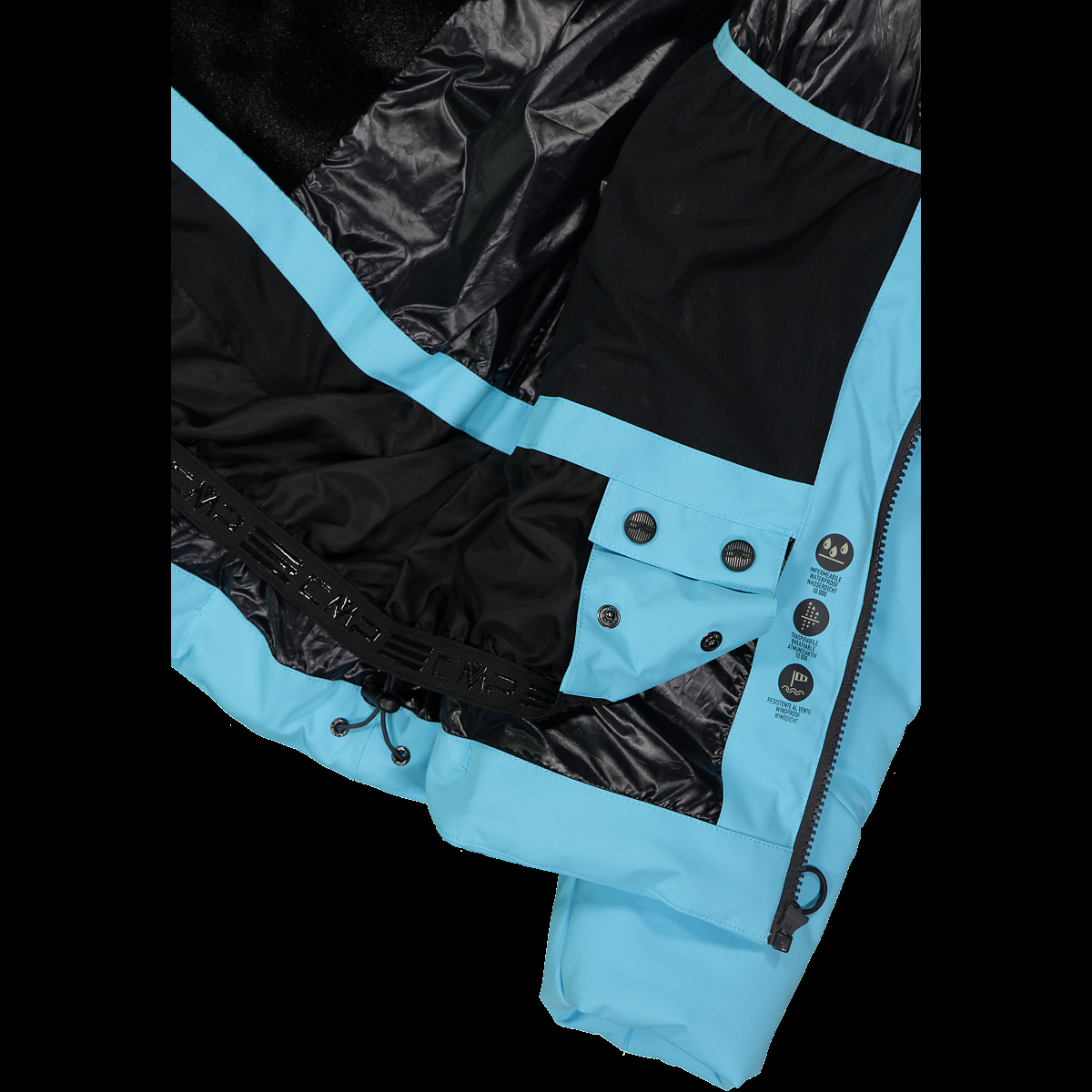CMP Giacca imbottita Aprés Ski con ghetta antineve da donna 34W4406 L222 