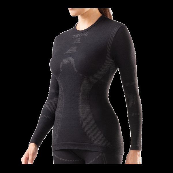 IRON-IC Maglia termica donna Merino 40 - THERMIC 213005 BLACK 