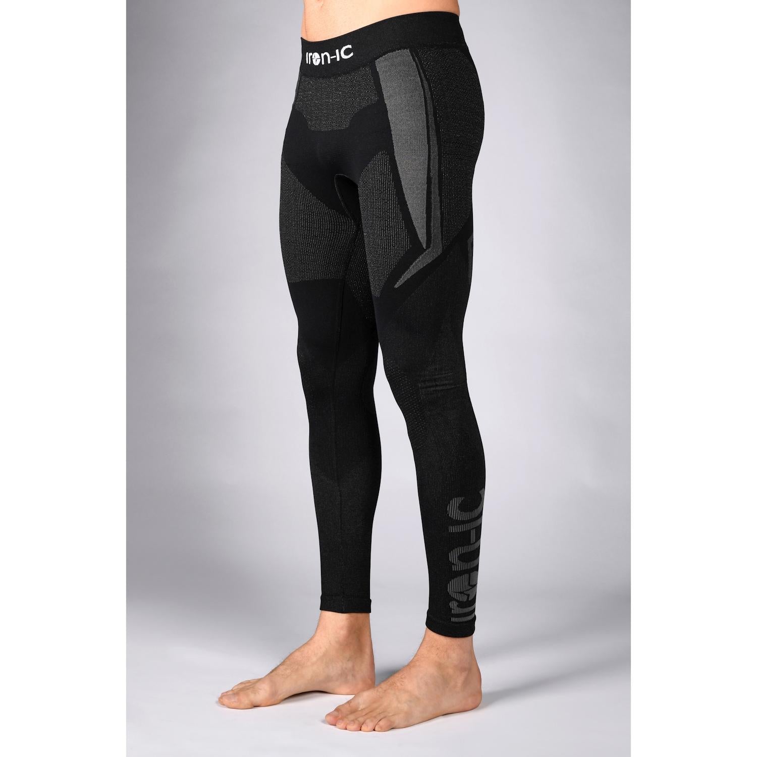 IRON-IC Leggings baselayer termici traspiranti - THERMIC 600303 BLACK 