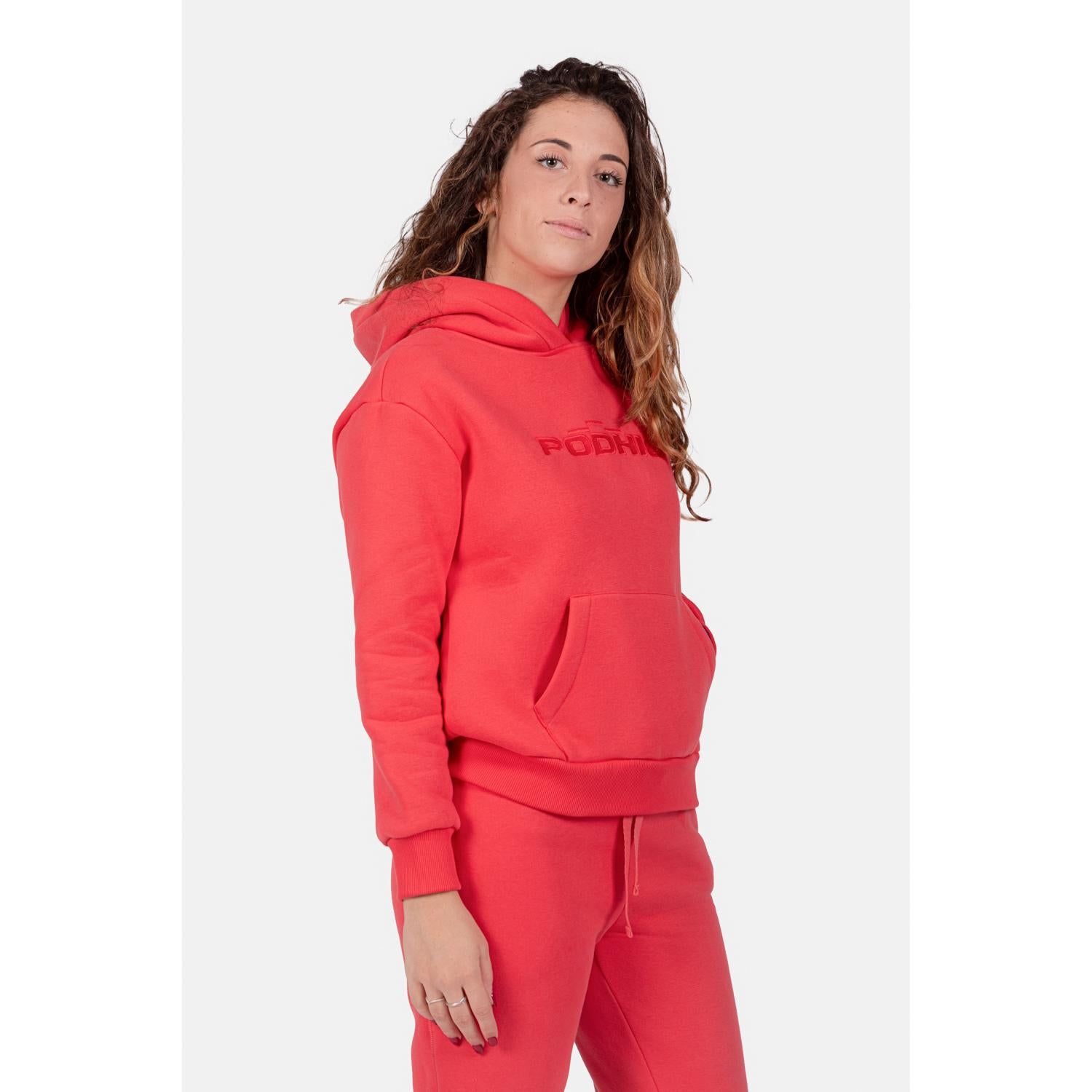 PODHIO FELPA PULLOVER CON CAPPUCCIO PD710 44 