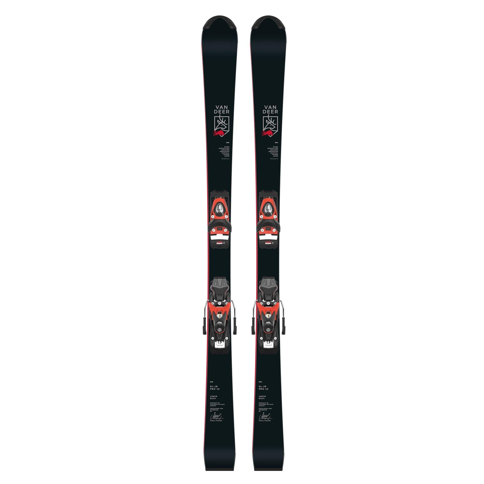 VAN DEER VAN DEER SL-JR RACE SKIS + spx 10 SL-JRPRO R21+SPX10 
