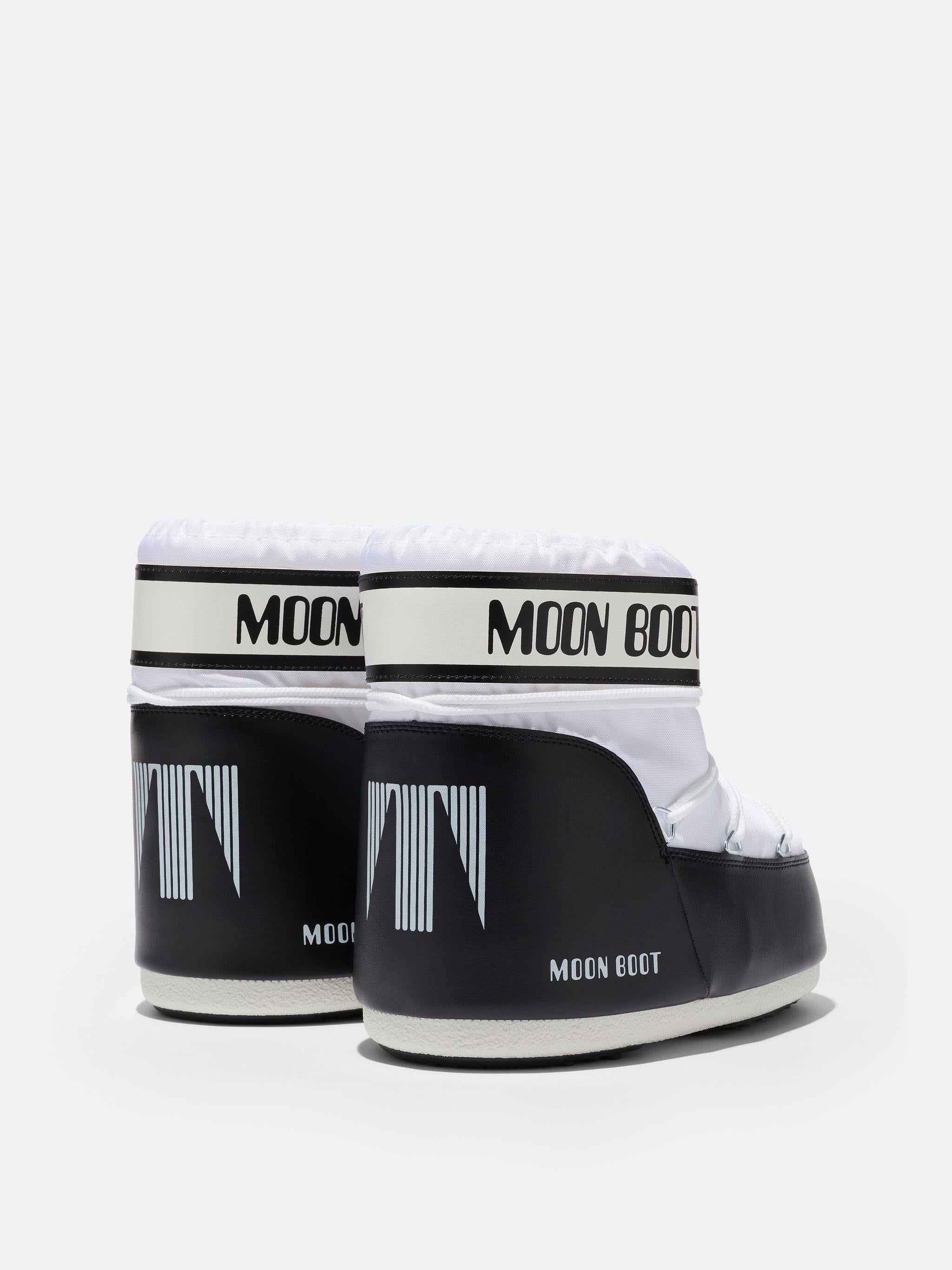 MOON BOOT ICON LOW BIANCO IN NYLON 1409340 A001 